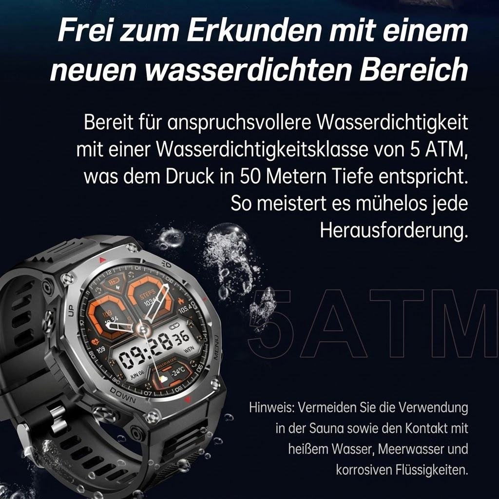 AqakFit Fitnessuhr Zum Schwimmen