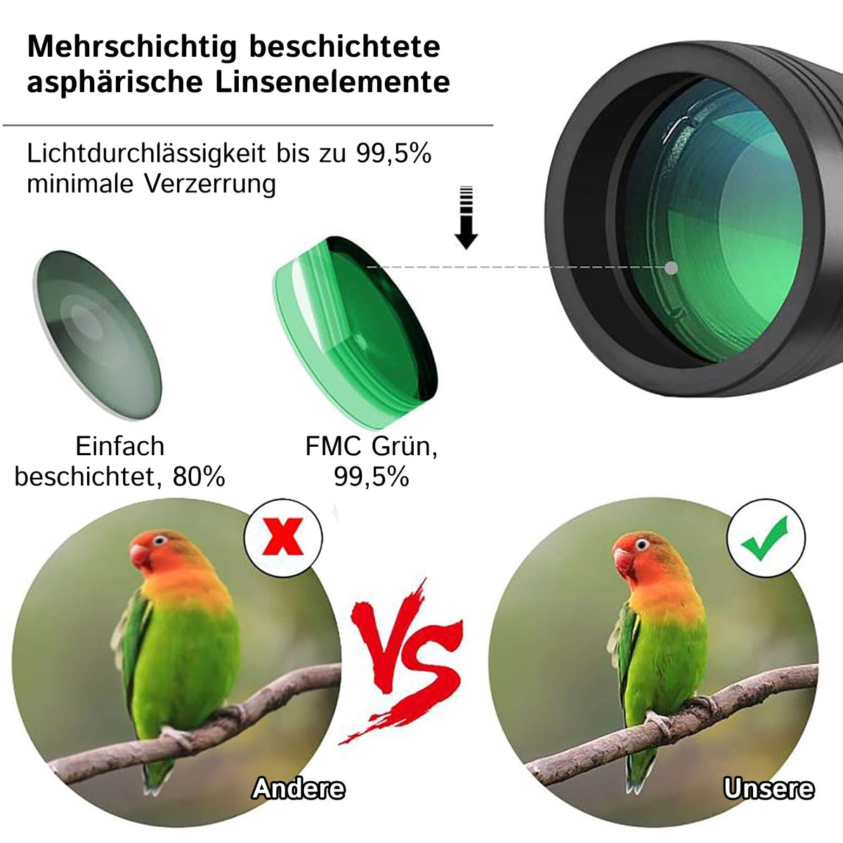AviZoome Fernglas Für Vogelbeobachtung