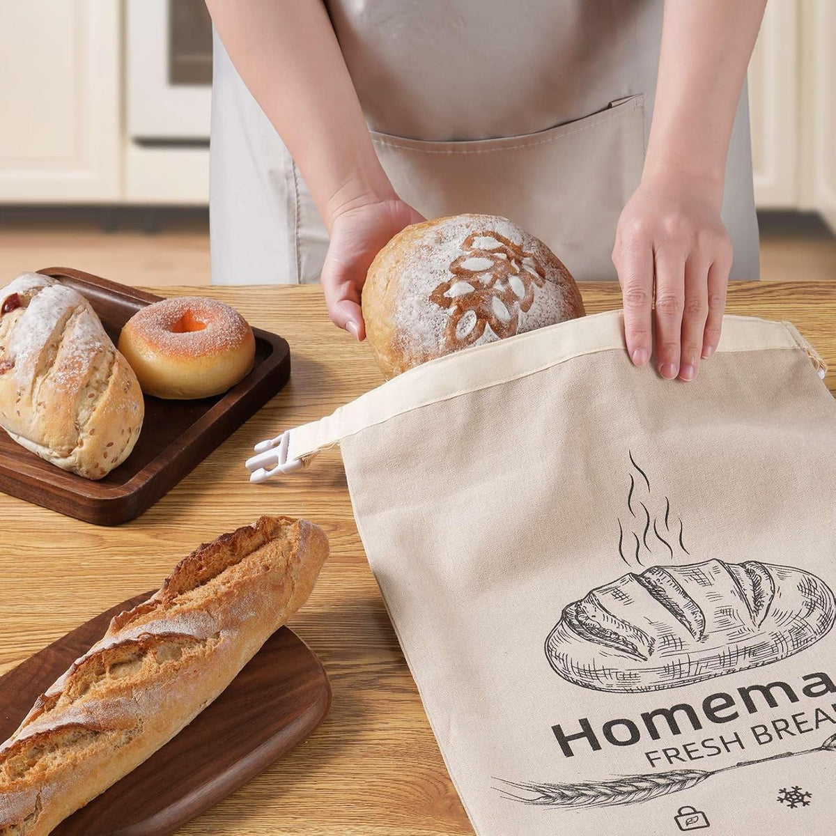 BeeLoafa Bienenwachs Brotbeutel
