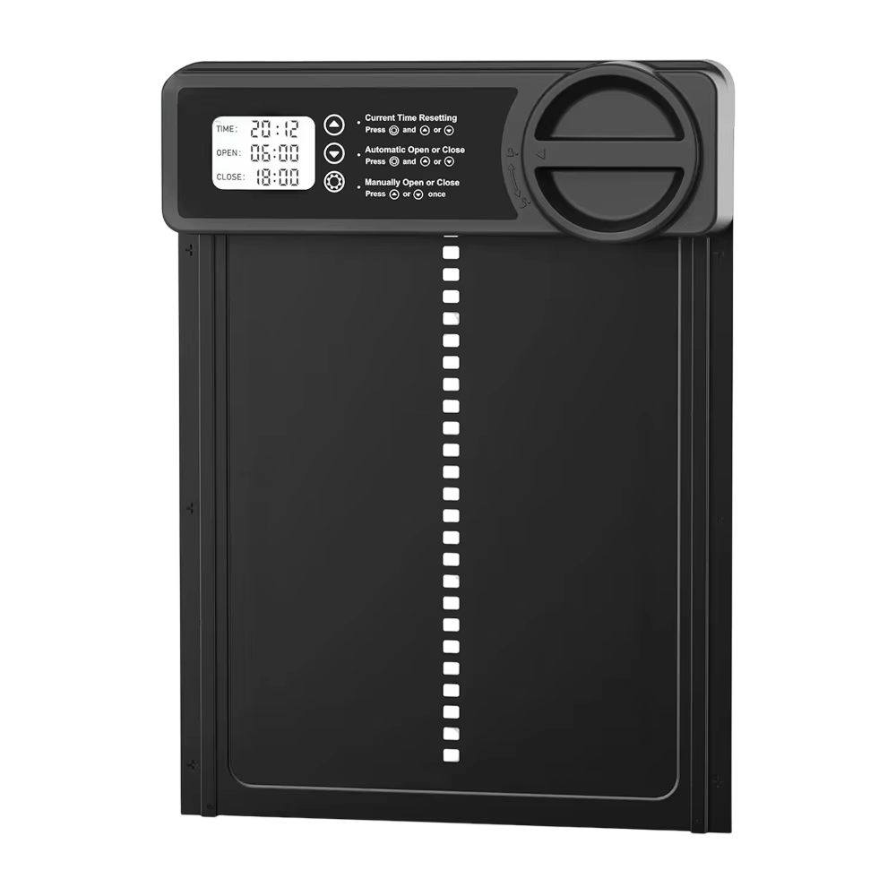 ChicxGate Elektrische Hühnerklappe Mit Zeitschaltuhr