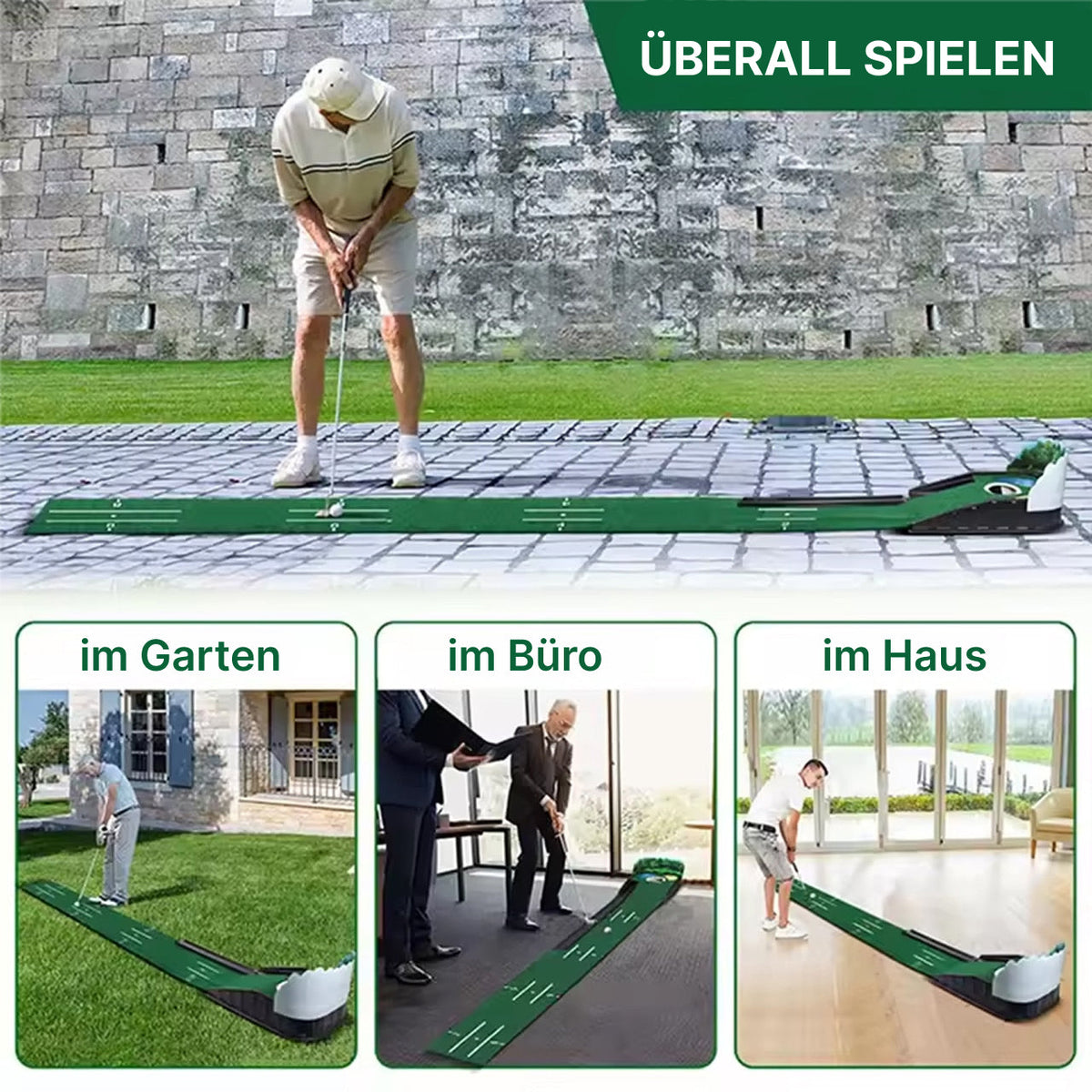 Golviapu Golf Putting Matte