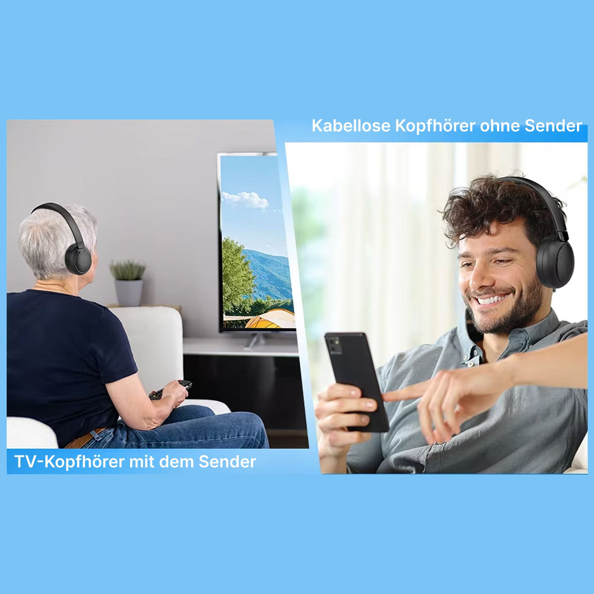 HearAudy TV-Kopfhörer Für Senioren