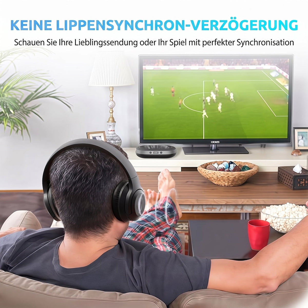 CozeTone V2 TV Kopfhörer Für Schwerhörige