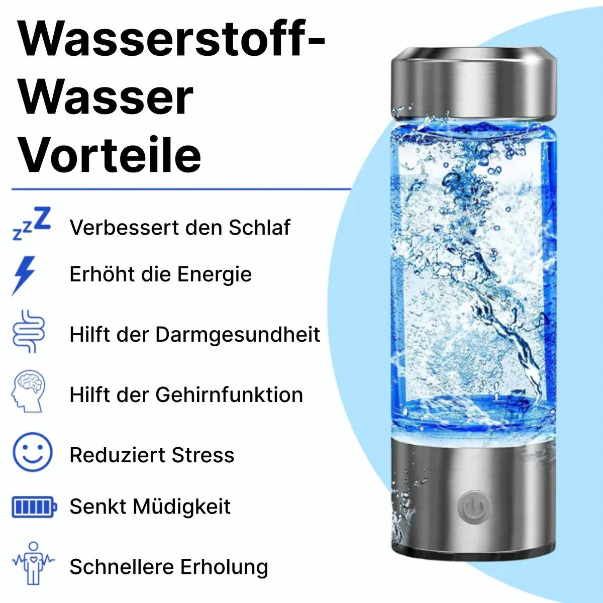 HyroXper Wasserstoff-Wasserflasche
