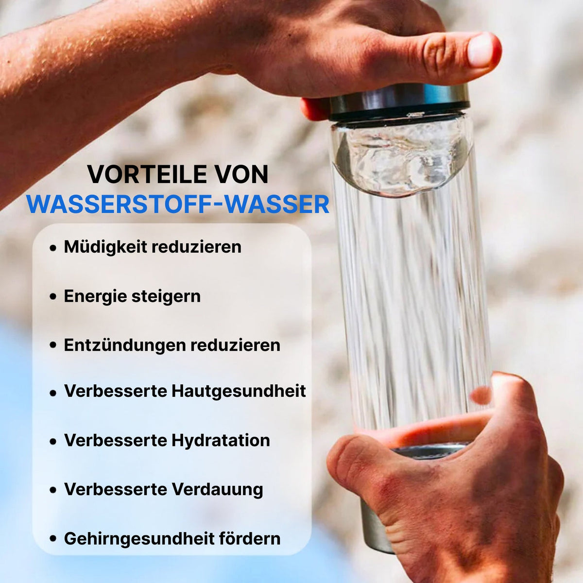 HyroXper Wasserstoff-Wasserflasche