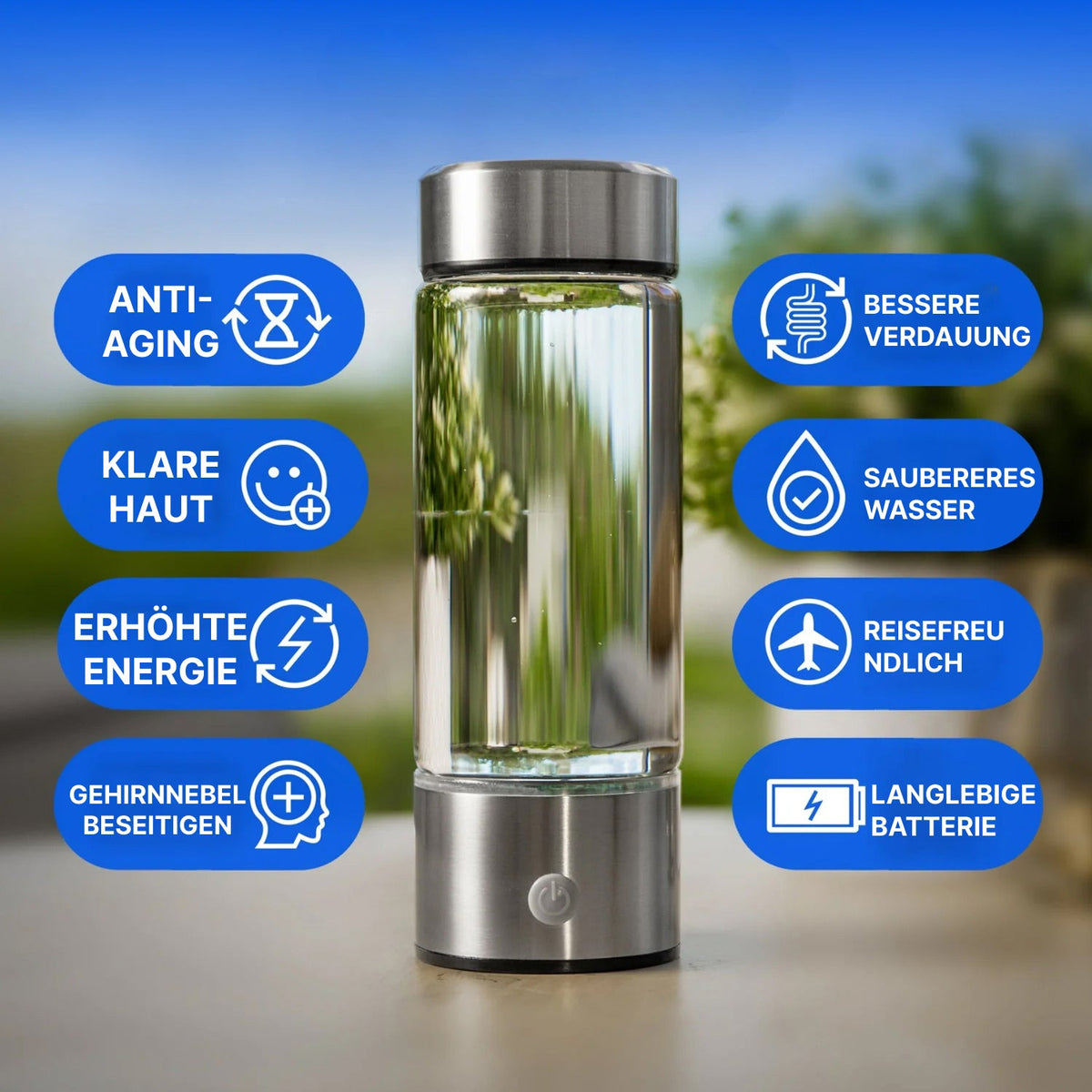 HyroXper Wasserstoff-Wasserflasche