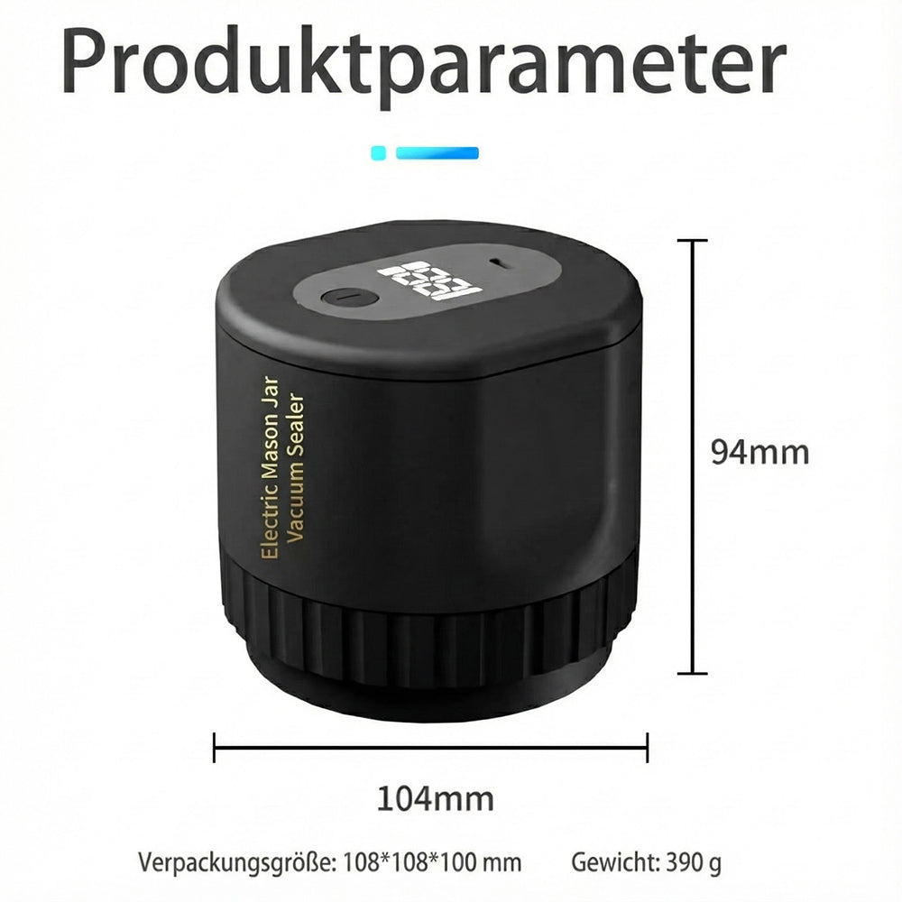 JarVacier Vakuumierer für Gläser
