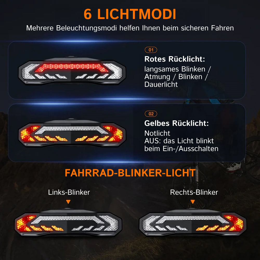 Lumiridex Fahrrad Rücklicht LED