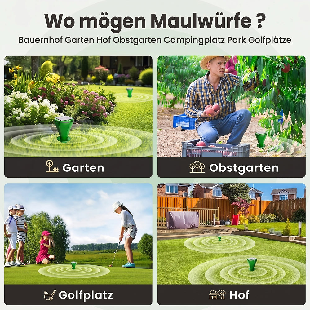 MoleSonix Maulwurfschreck Solar