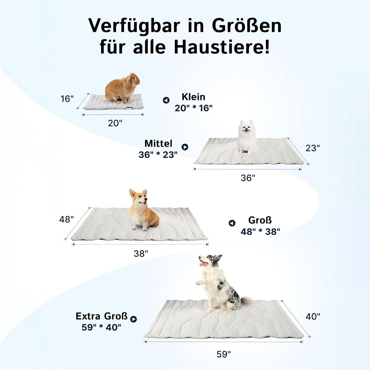 PawFroste Kühlmatte Hund Ohne Gel