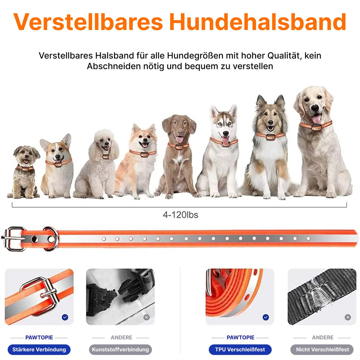 Pawtopie Elektrohalsband Für Hunde