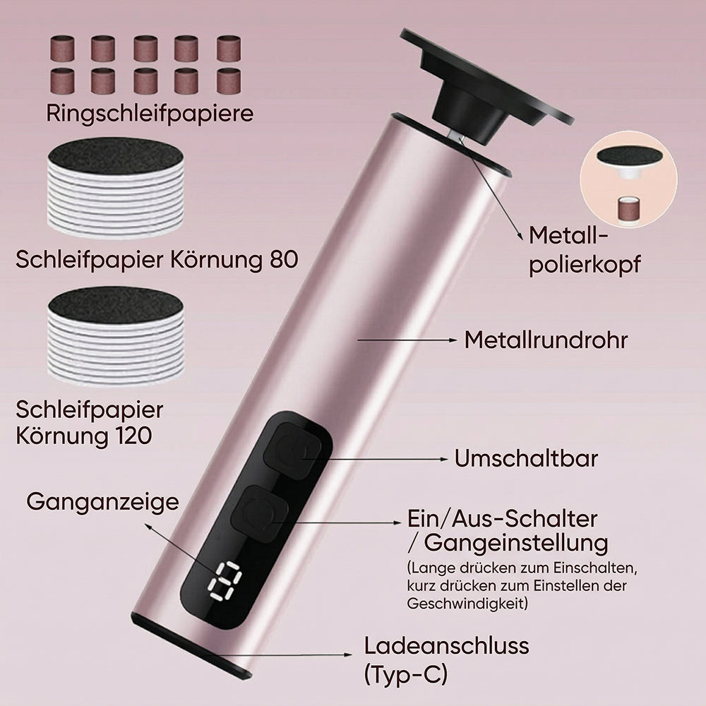 PediLuxid Elektrische Hornhautentferner