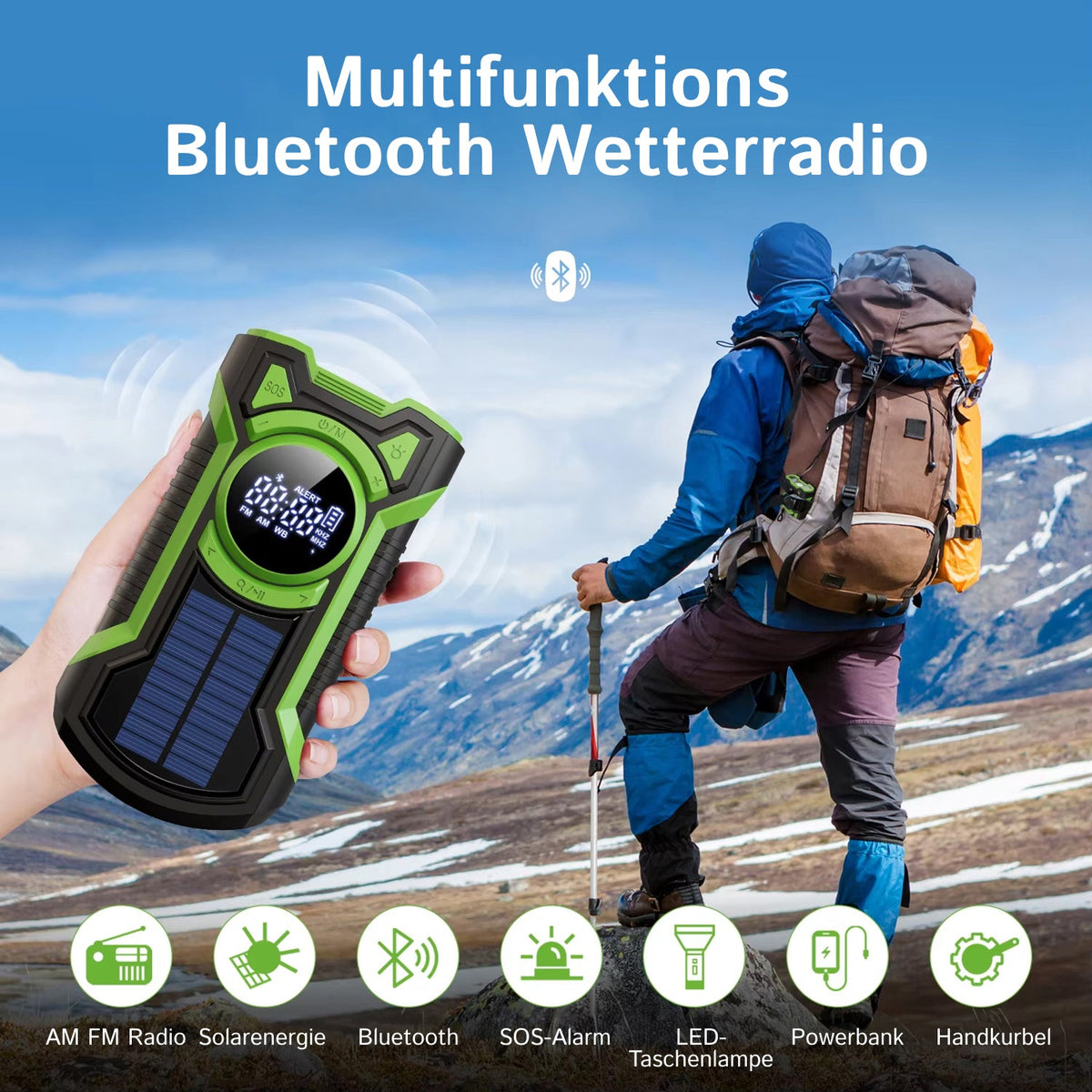 SirexPing Notfallradio Mit Kurbel
