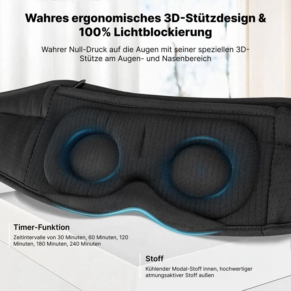 SnooZony Schlafbrille Mit Kopfhörer