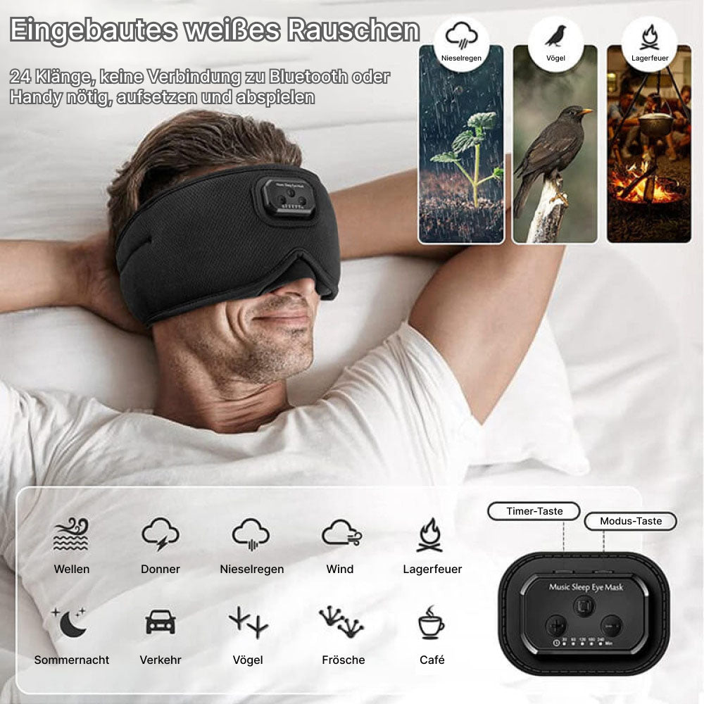 SnooZony Schlafbrille Mit Kopfhörer