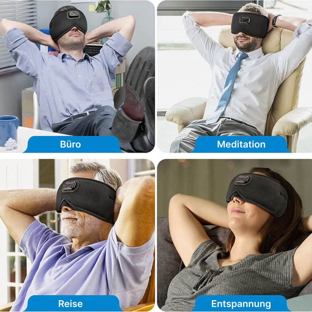 SnooZony Schlafbrille Mit Kopfhörer