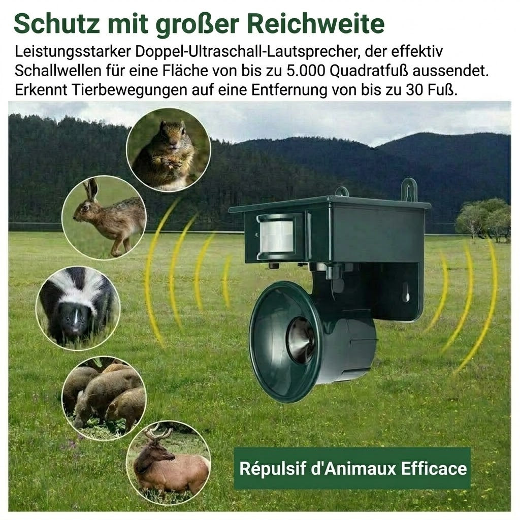 SonicSafy Vogelabwehr Ultraschall