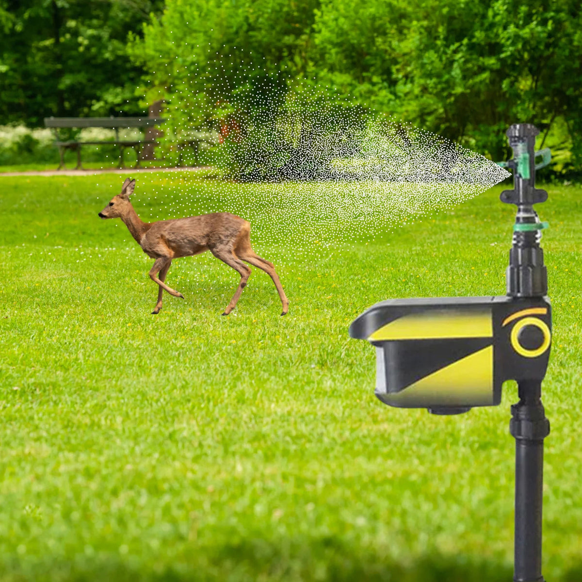Sprixcle Wasserstrahl Tiervertreiber