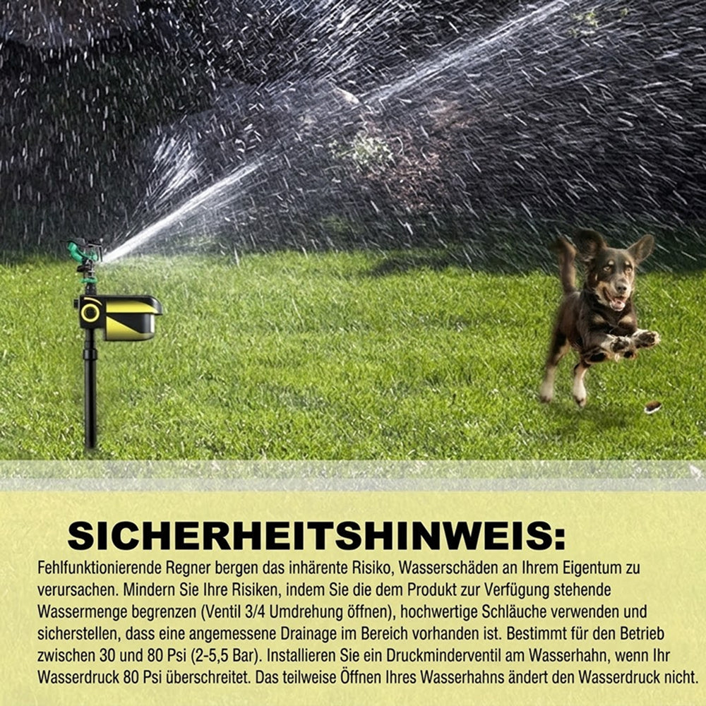 Sprixcle Wasserstrahl Tiervertreiber