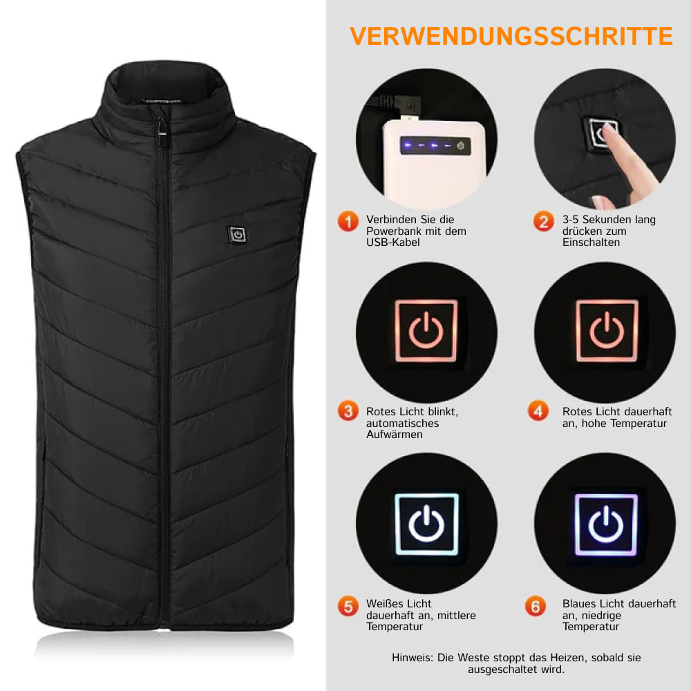 ToasiFire Heizweste Herren