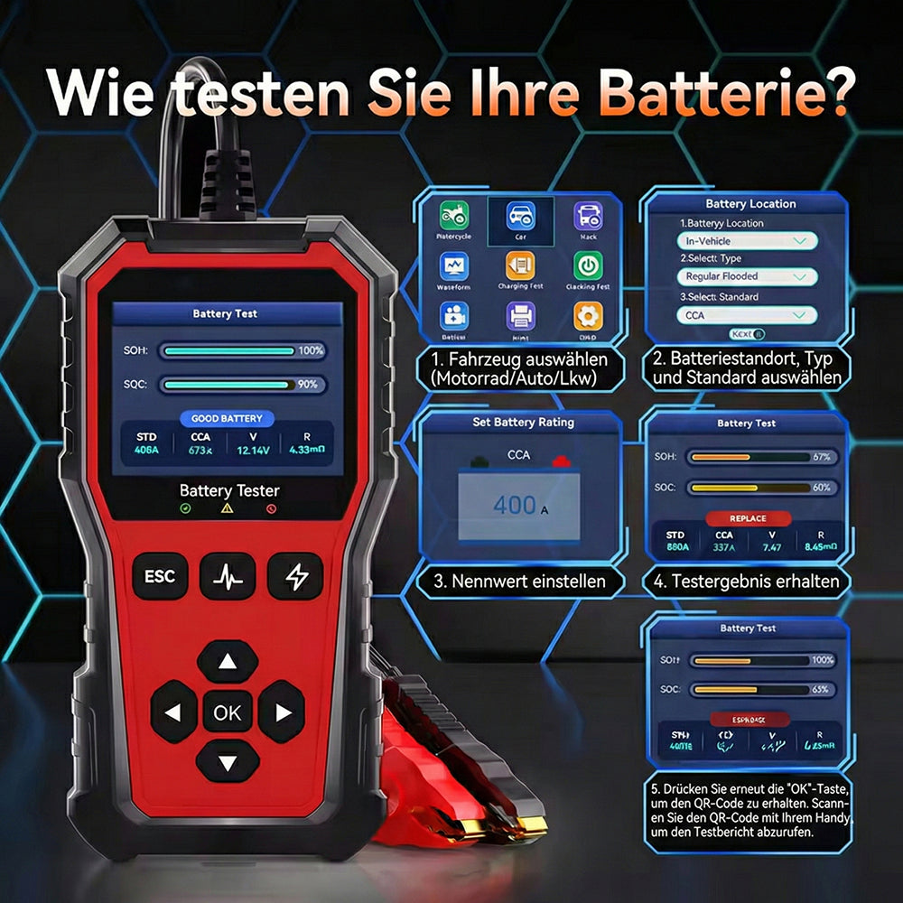 VoltDiag Auto Batterietester