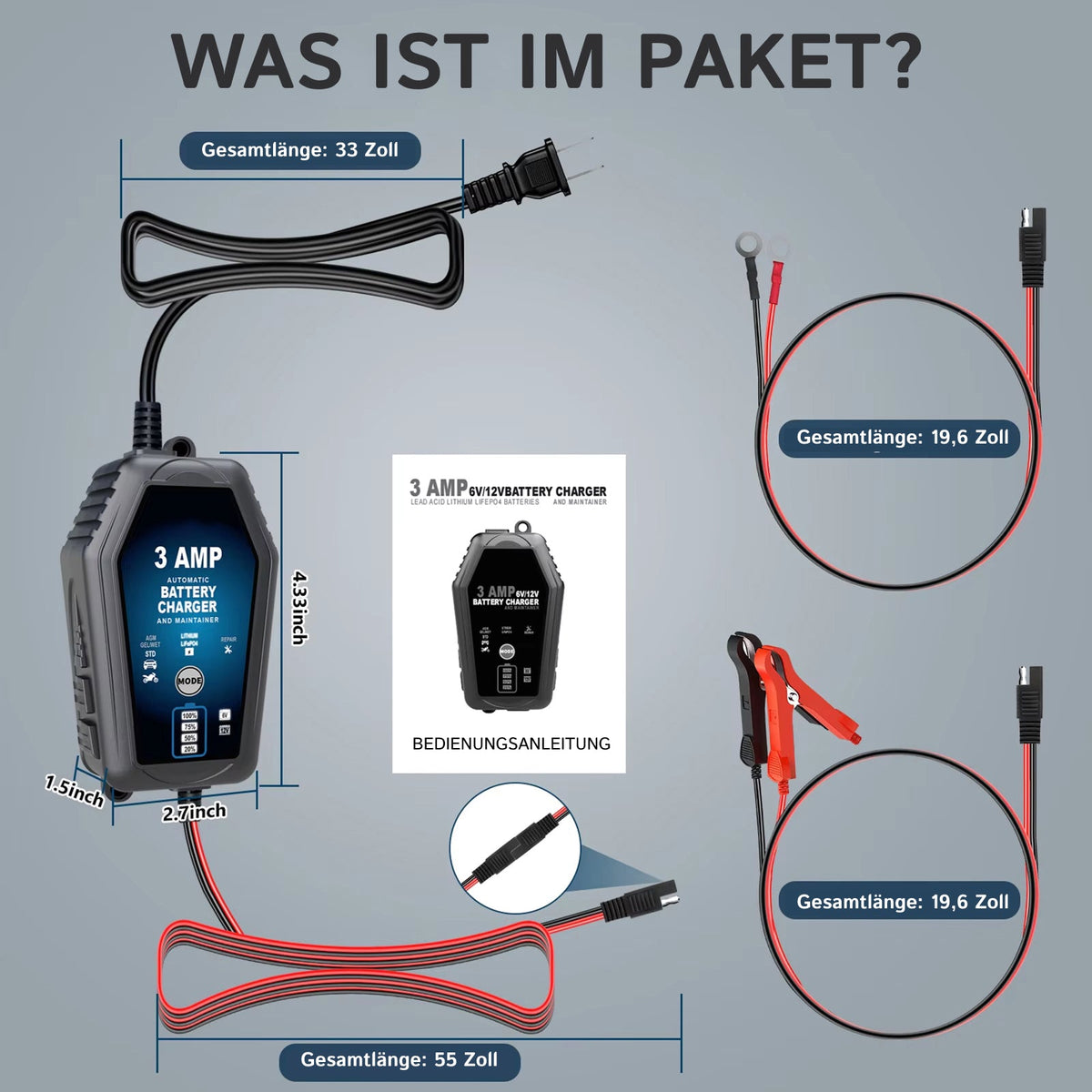 Voltebax Batterieerhaltungsgerät Auto