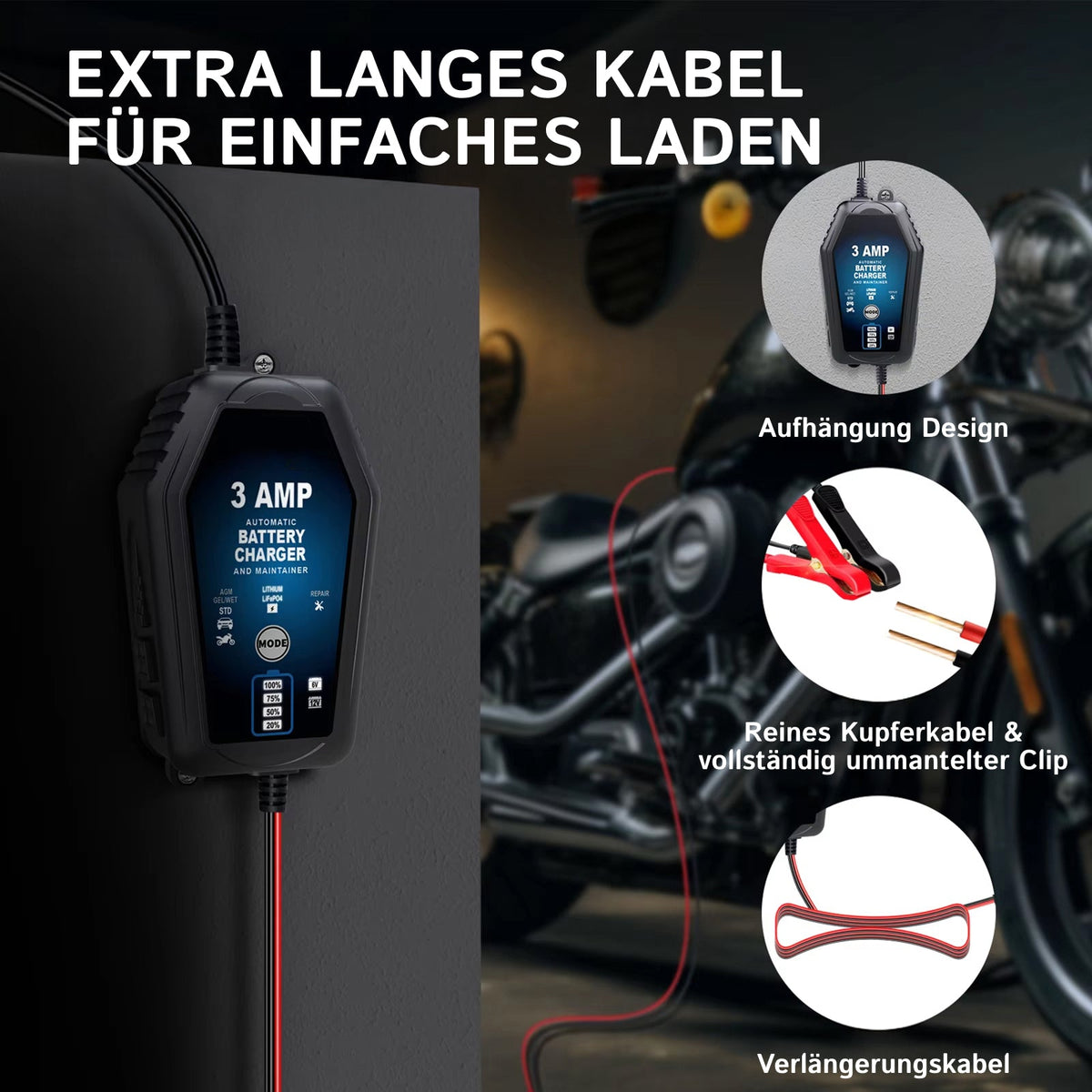 Voltebax Batterieerhaltungsgerät Auto