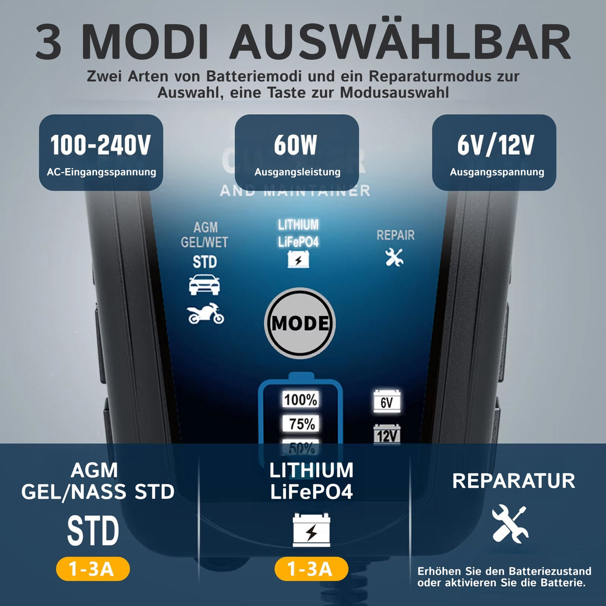 Voltebax Batterieerhaltungsgerät Auto
