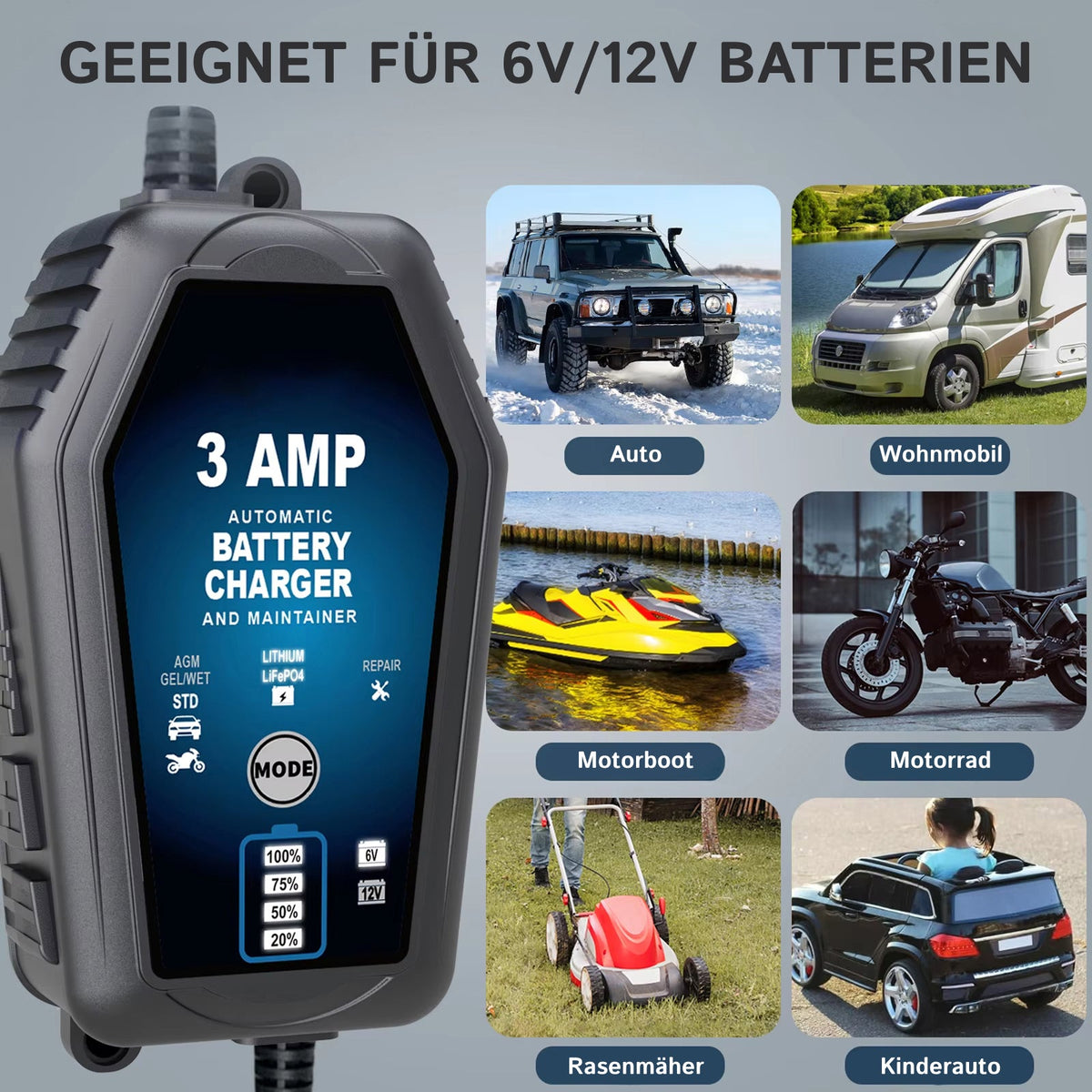 Voltebax Batterieerhaltungsgerät Auto