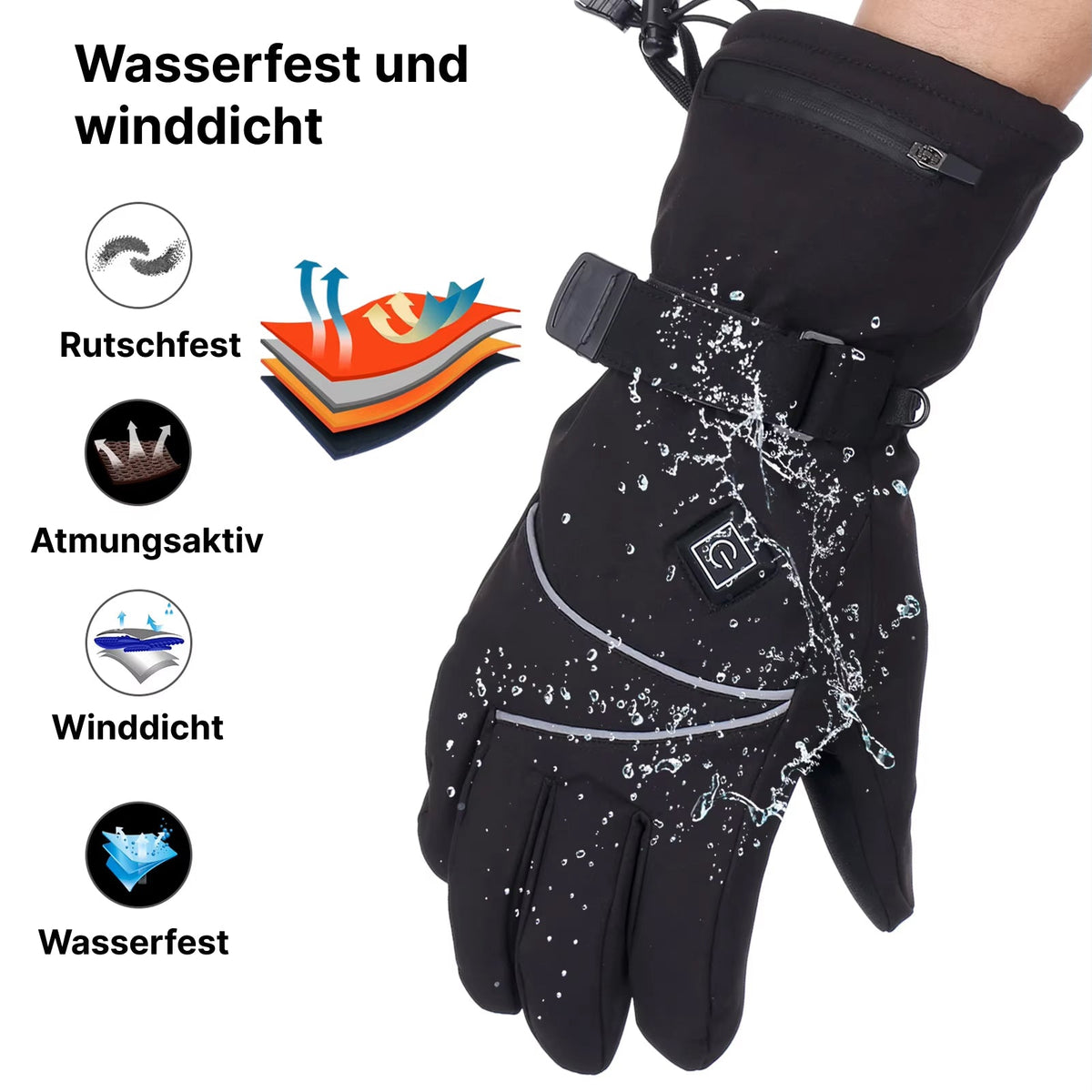 WarmMitz Beheizbare Fahrradhandschuhe