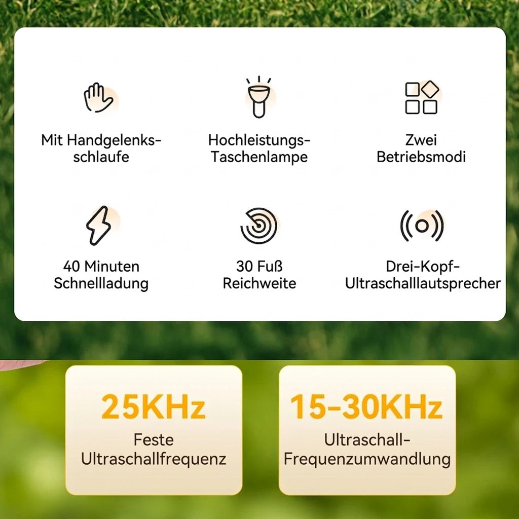 Zentunix Ultraschall Anti Bell Gerät